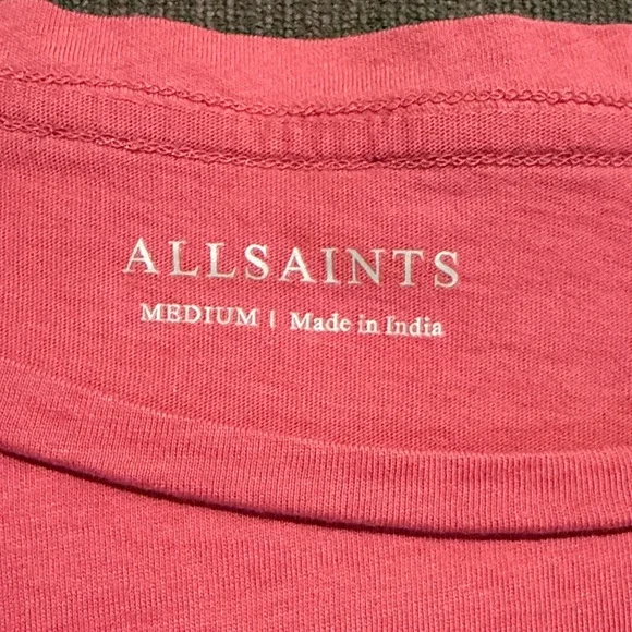 All Saints Coral Men's Tee - Picture 3 of 5